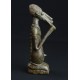 Art tribal Bronze africain homme Dogon assis