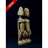Statue africaine sculptée Couple primordial dogon