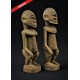 Couple de statuettes africaines Dogon 