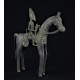 Art africain Grand bronze africain cavalier Dogon