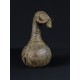 Art tribal bronze africain Vase d'autel zoomorphe Dogon