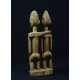 Statue africaine sculptée Couple primordial dogon