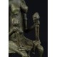 Art africain bronze africain maternité dogon et jumeaux