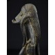 Bronze africain maternité dogon et ses jumeaux