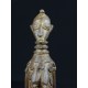 Art tribal Bronze africain Mère dogon et son enfant