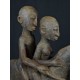 Statue africaine Couple de cavaliers Dogon