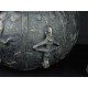 Art africain Pot a onguents en bronze