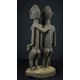 Statue africaine Couple Dogon avec enfant
