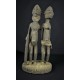 Statue africaine Couple Dogon avec enfant