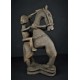 Statue africaine en bois Cavalier Dogon