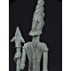 Bronze africain Guerrier Dogon